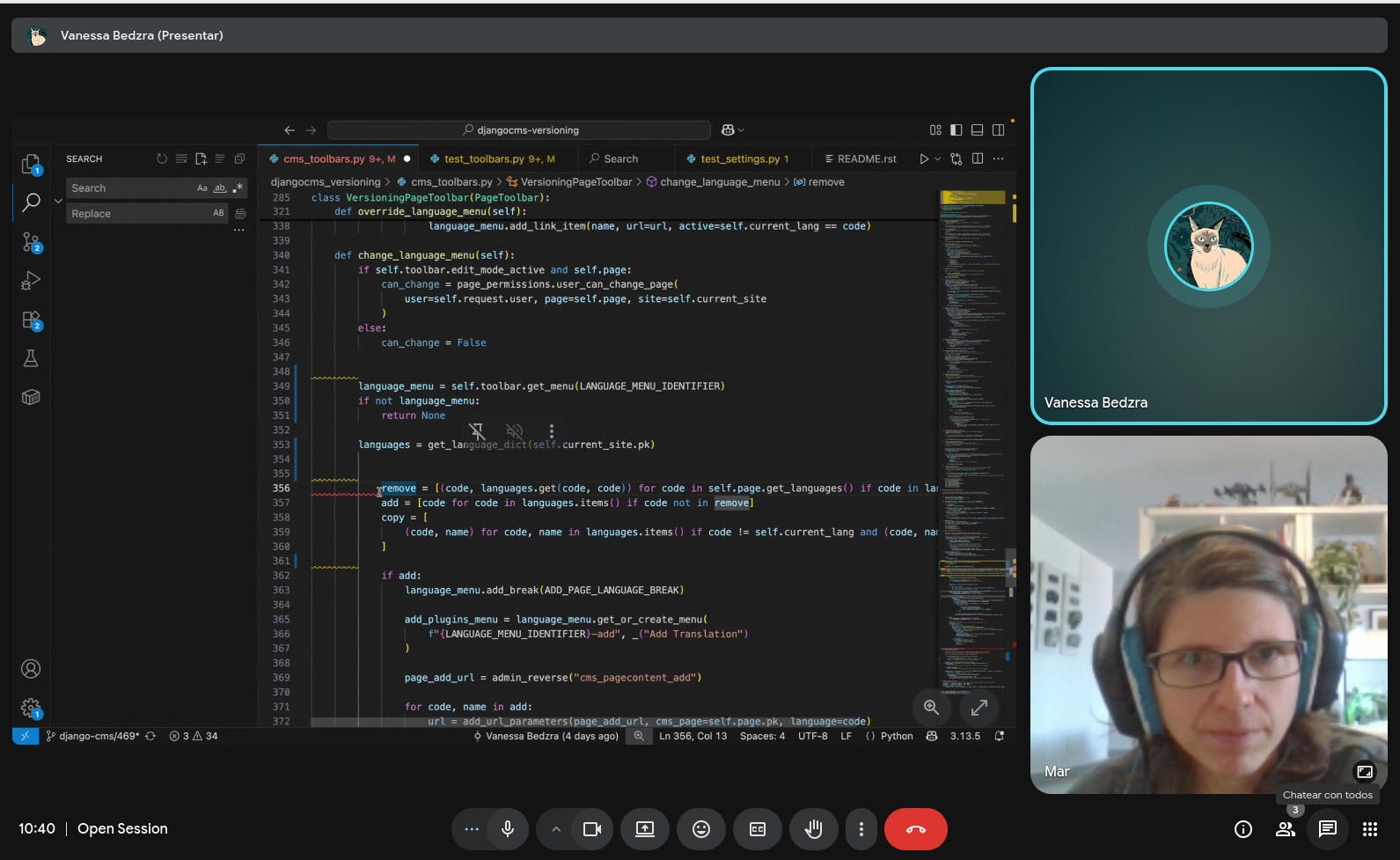 Djangonauts pair programming